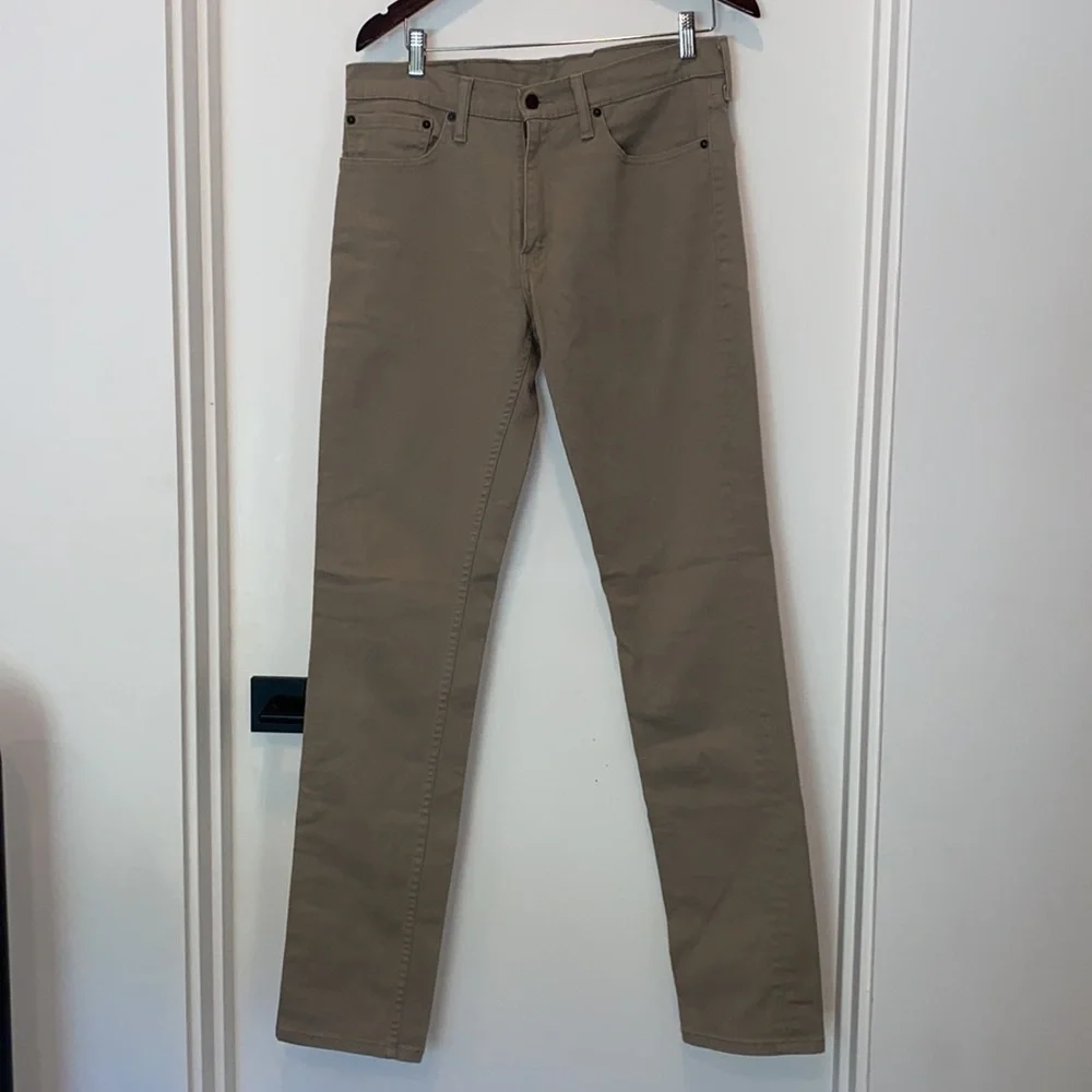 Levi's 511 Tan jeans denim 34 x 36